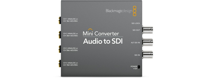 Wynajem Blackmagic Design Mini Converter Audio to SDI